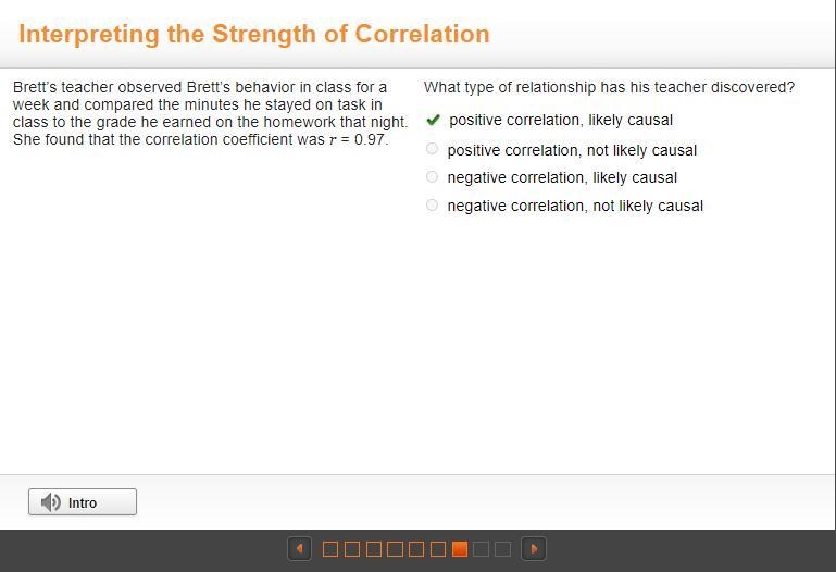 Brett’s teacher observed Brett’s behavior in class for a week and compared the minutes-example-1