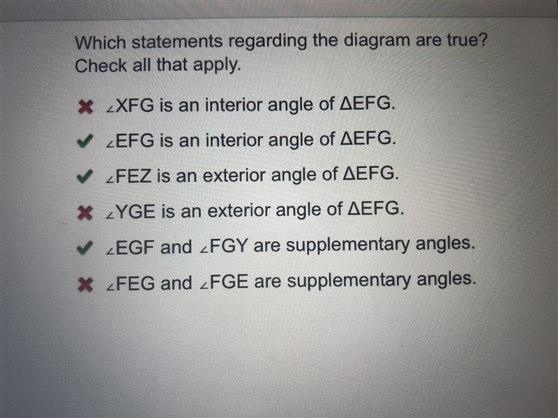 PLEASEEEE HELPPP Check Which statements regarding the diagram are true? Check all-example-1