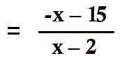 Divide -3x3 - 2x2 - x - 2 by x – 2.-example-1