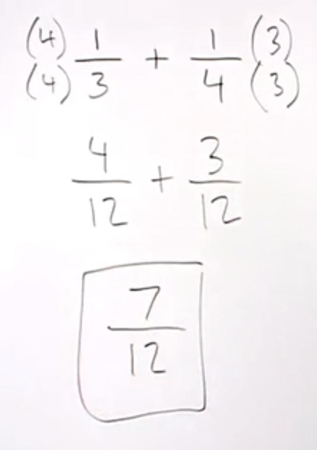 *****What is 1/3 + 1/4-example-1