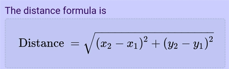 If any two points can be connected by a line, how can you find the distance between-example-1