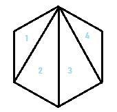 if you draw all of the diagonal from one vertex of a regular hexagon how many triangles-example-1