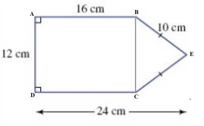 Find the perimeter of the figure shown above. a. 50 cm c. 30 cm b. 64 cm d. 60 cm-example-1