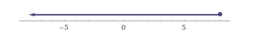 Graph the inequality x≤8.-example-1