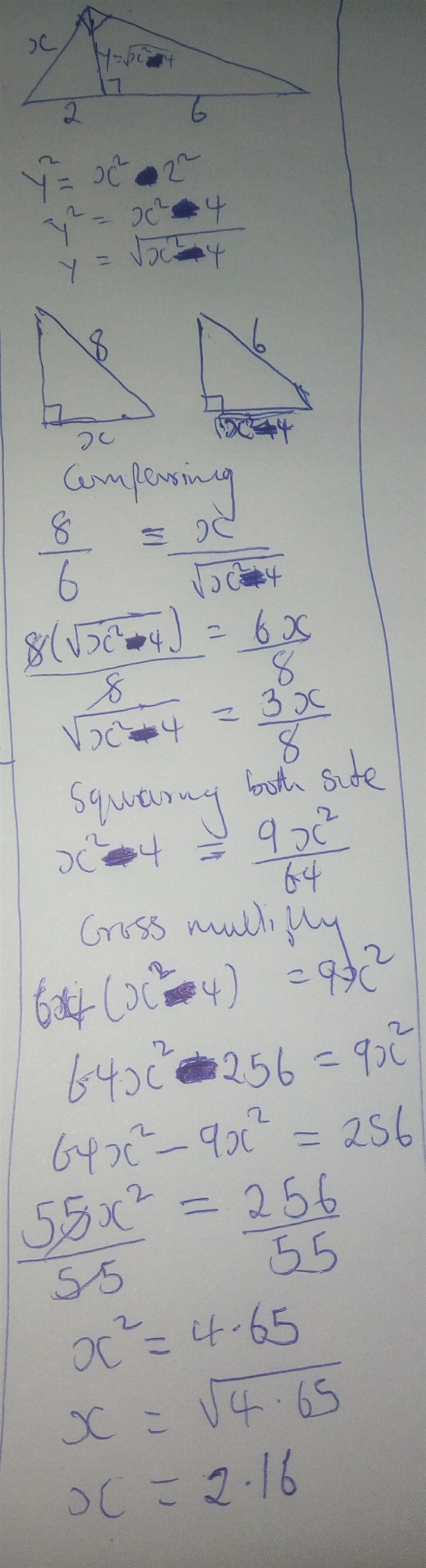 Find x. I need the equation ​-example-1