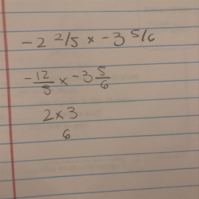 What is the product of -2 2/5 and -3 5/6​-example-1