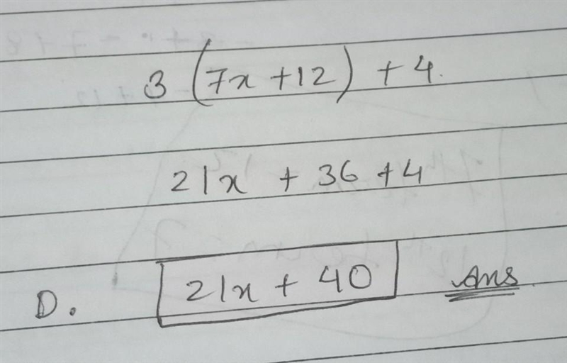 Which Algerbredic expression is equivelant to the expression below-example-1