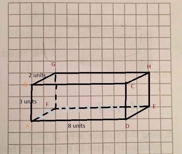 Using the grid box, draw a net for a rectangular prism with a length of 8 units, width-example-1