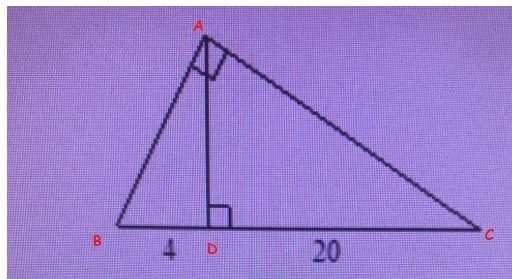 Find the length of the altitude drawn to the hypotenuse. The triangle is not to scale-example-1