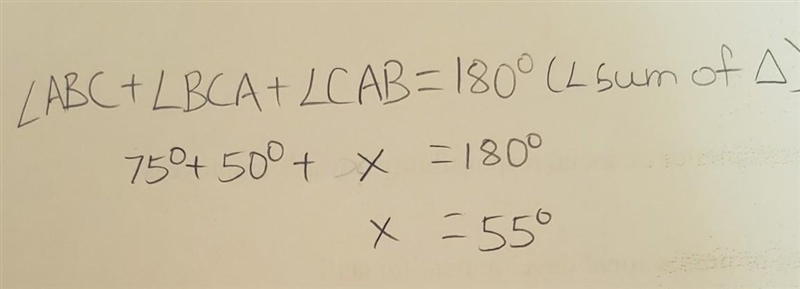 What is the value of x? Enter your answer in the box. X =°C​-example-1