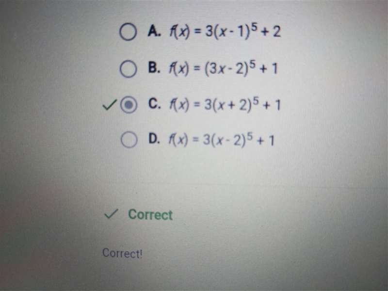 Which function results after applying the sequence of transformations to f(x) = x-example-1