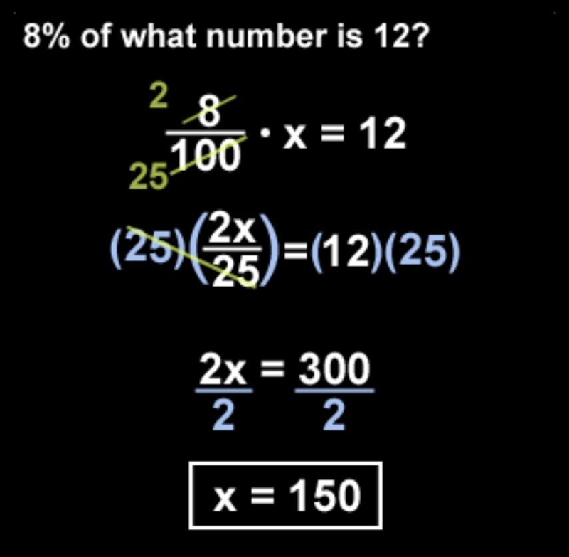 12 is 8% of what number-example-1