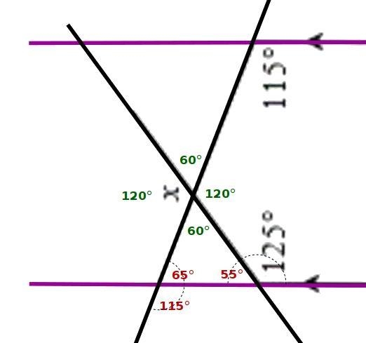 Please find x in the following problem.-example-1