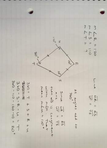 M angle r = 120 m angle s =110 find m angle t-example-1