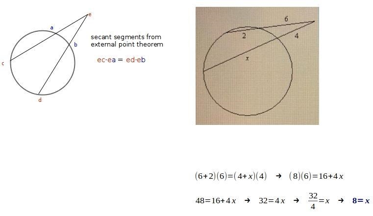 Find x. Round to the nearest tenth if necessary. Assume that segments that appear-example-1