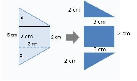 Alexa is designing a paper airplane whose final shape, when viewed from the top or-example-1