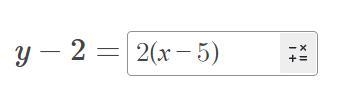 Complete the point-slope equation of the line through (-1,-10) and (5,2). Use exact-example-1