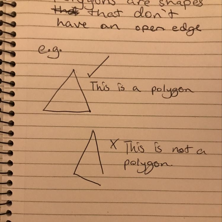 1. Select all the polygons. What shapes are polygons-example-1