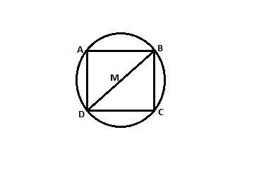 Find the area of the biggest possible square that would fit into a circle having a-example-1