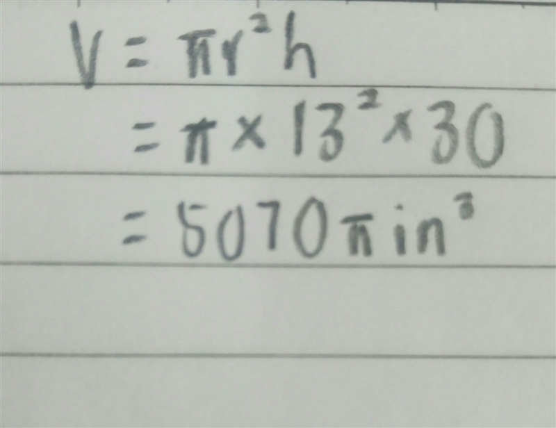 What is the exact volume of the cylinder?-example-1