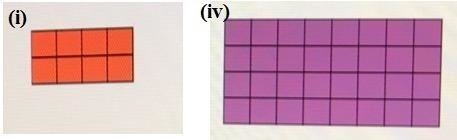 Select the two figures that are similar to the 5 by 10 figure that is shown.-example-2