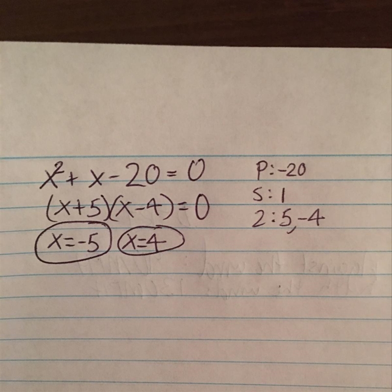 What are the zeros of f(x) = x2 + x - 20?-example-1