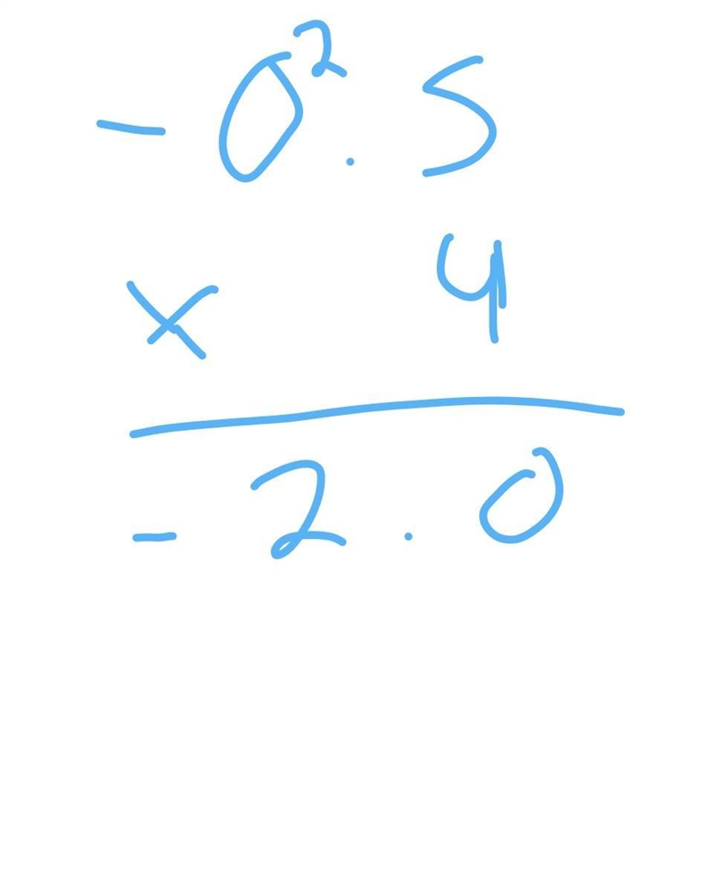 If a= -0.5 and b=5, find the value of 4a+b-example-1