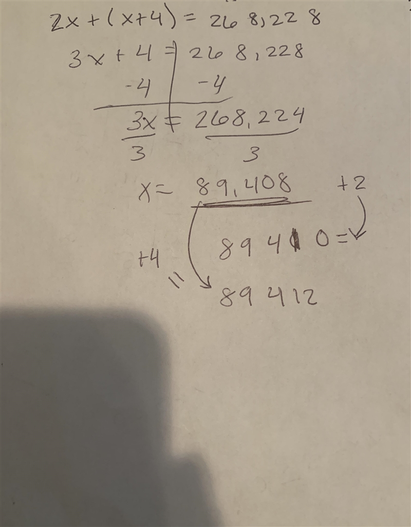 there are 3 consecutive even integers .if twice the first integer added to the third-example-1