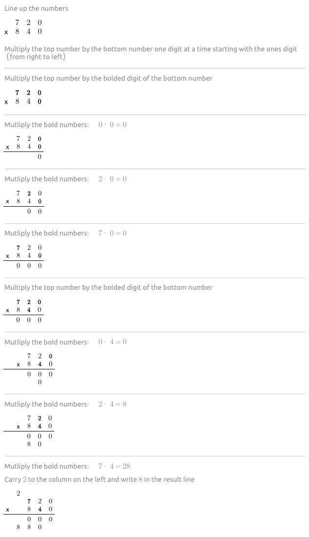 What is 720 x 840 equals?​-example-1