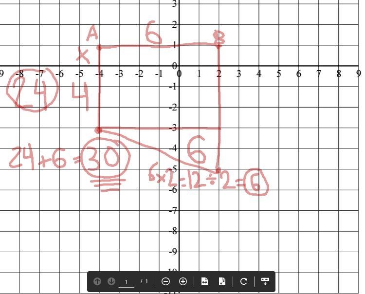 PLZ HELP QUICK!!!!!!..... Figure ABCD has vertices A(−4, 1), B(2, 1), C(2, −5), and-example-1