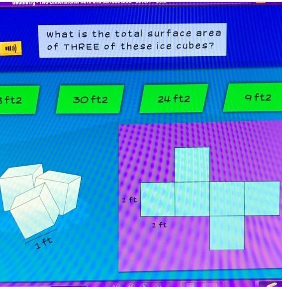 Two Dimensional Nets and Surface Area - Quiz - Level What is the total surface area-example-1