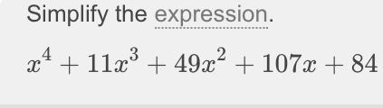 Simplify. (x2 + 5x + 12)(x2 +6x +7)-example-1