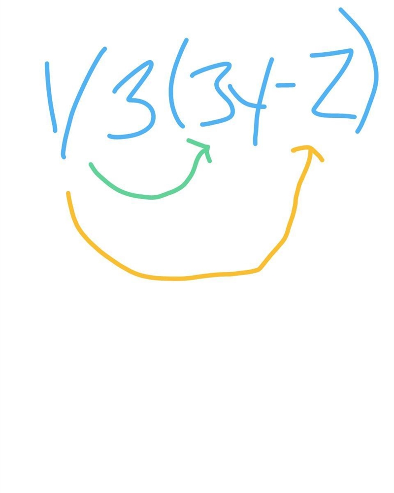 1/3(3y-z) in distributive property​-example-1