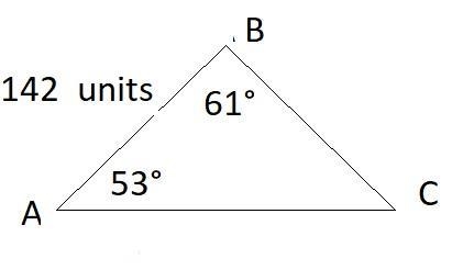 A surveyor wants to find the distance from points A and B to an inaccessible point-example-1