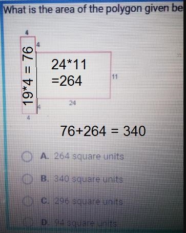 What is the area of the polygon​-example-1