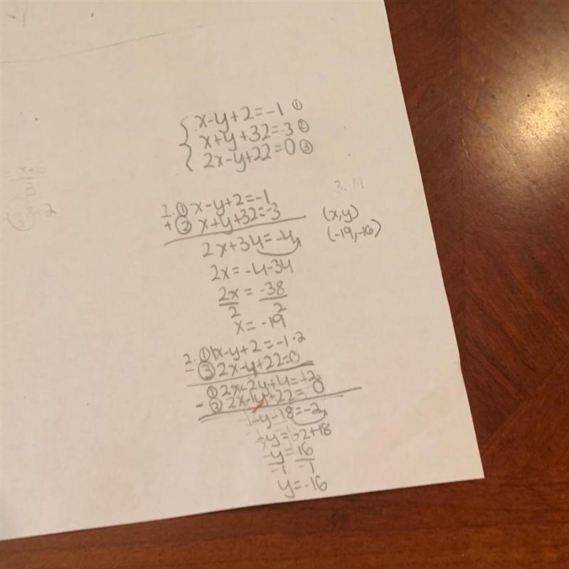 X-y +2=-1 X+y +32=-3 2x-y +22=0​-example-1