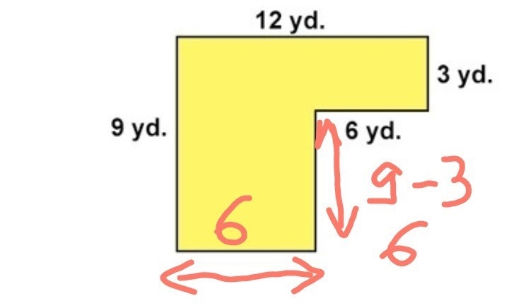 Find the area of the shape.-example-1