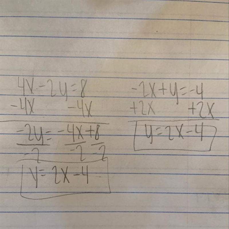 Solve the following systems of equations. State if they have 1solution, no solutions-example-1