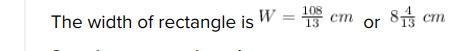 A rectangle has a length of (x + 4) centimeters and a width of 12x centimeters. If-example-1