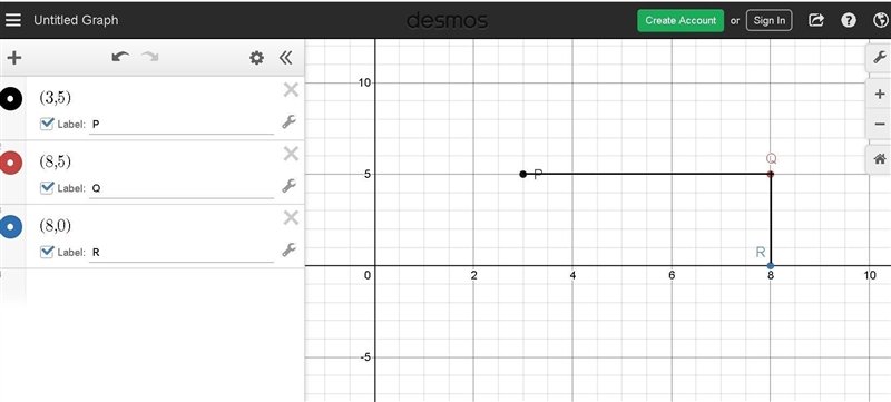 Rectangle PQRS has vertices at P(3,5), Q(8,5), R(8,0) and S. The coordinates of point-example-1