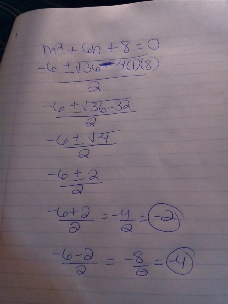 How do I solve this quadratic form ?-example-1