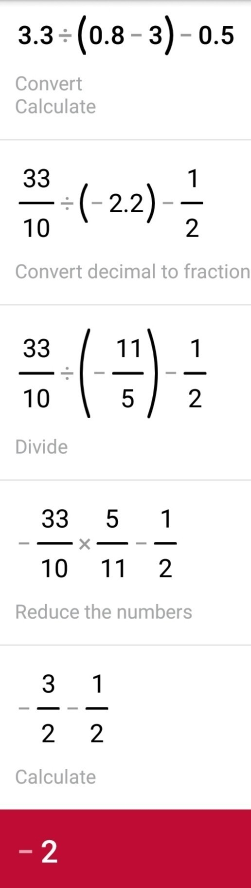 Need help ASAP 3 divided by (0.83-3)-0.5-example-1