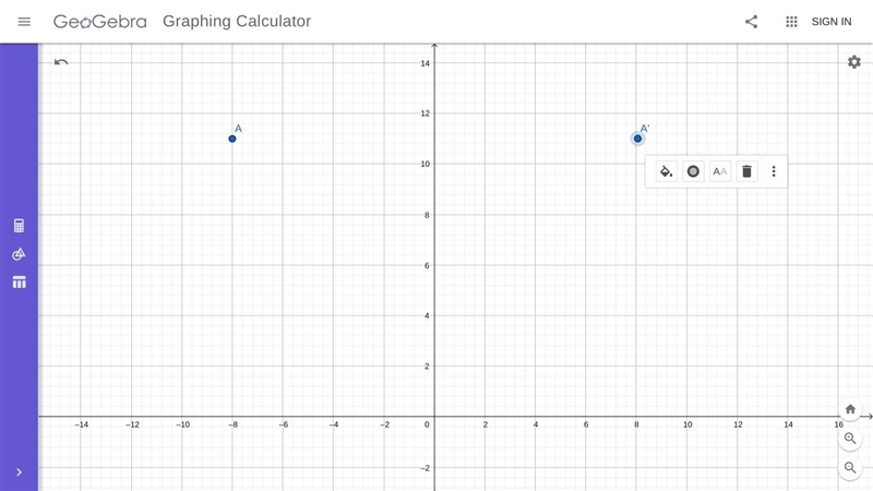 (-8,11) reflectaron across the y-axis-example-1