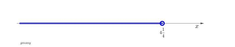 X+1< 21 _ 4 or the fractions 21 4-example-1