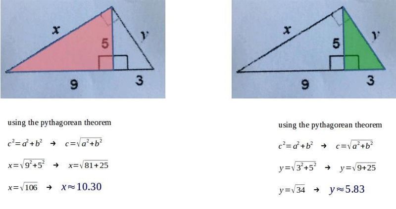 I’m on a Pythagorean Theorem question. Can someone explain how I do this-example-1