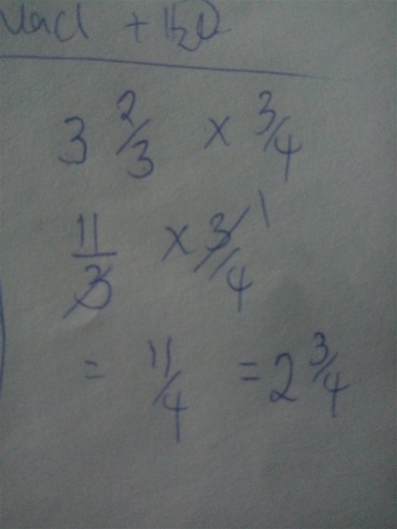 Multiply 3 2/3×3/4 Express your answer in simplest form​-example-1