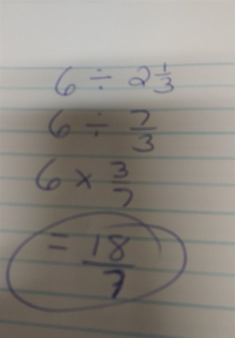 6 divided by 2 times 1/3-example-1