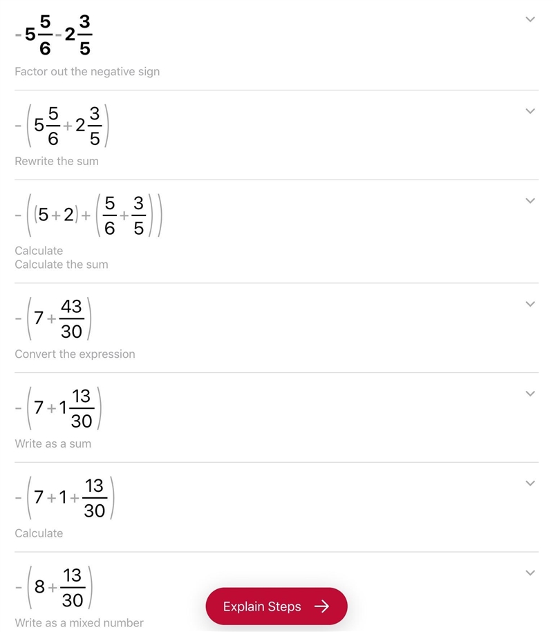 What is negative 5 5/6–2 3/5-example-1