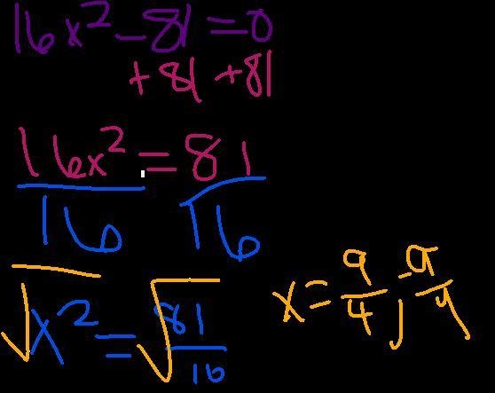 Solve this equation 16x^2-81=0-example-1