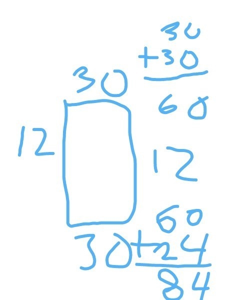 a swimming pool is a rectangle with semicircles on the end. The rectangle is 12 meters-example-1